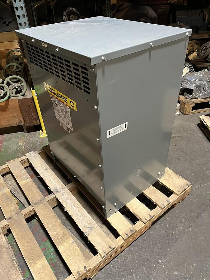 Used SQUARE D,EX30T3H,TRANSFORMER 3OKVA 3PH PRI 480D SEC 208Y/120