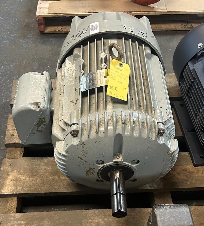 Used BALDOR,AEM2334-4,MOTOR 20HP 460V 1770RPM 3PH 286U FRAME