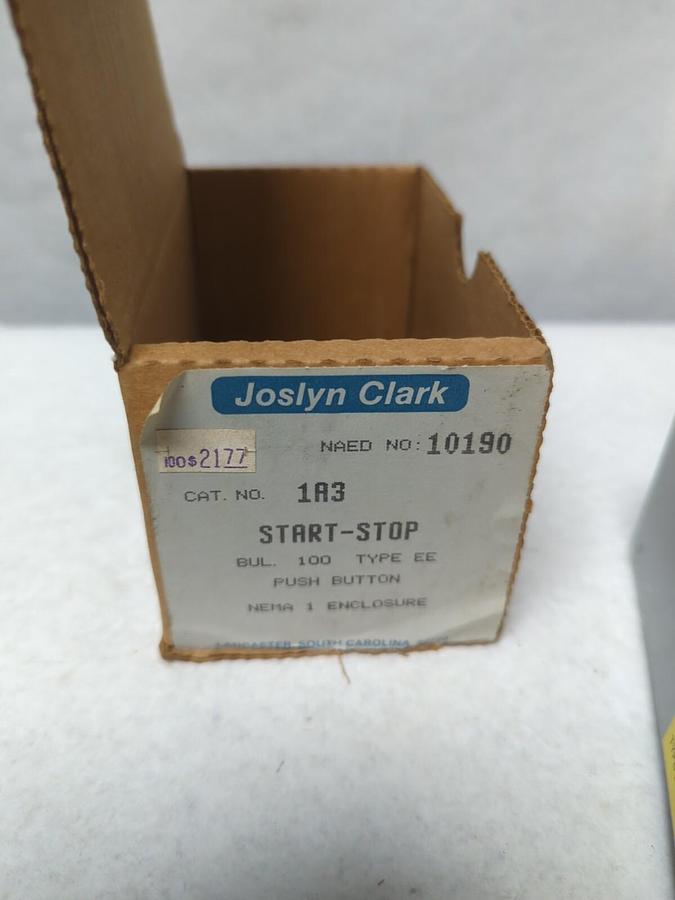 JOSLYN CLARK,1A3,START STOP PUSH BUTTON STATION TYPE EE NOS