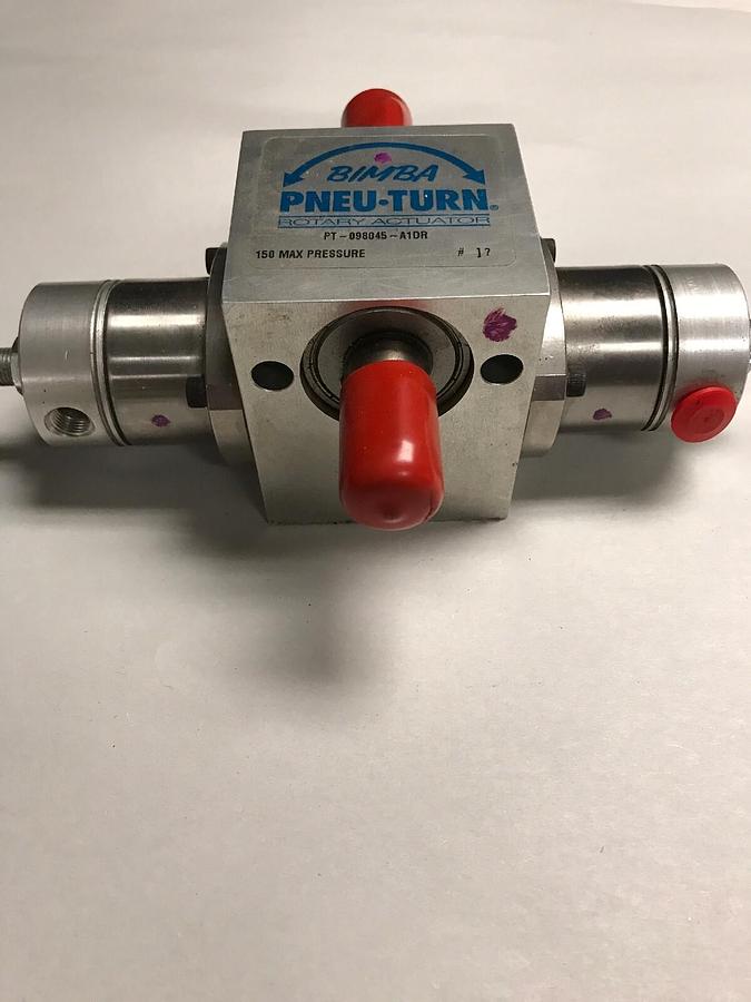 Bimba PNEU-TURN,PT-098045-A1DR,Rotary Actuator 150 Max Pressure
