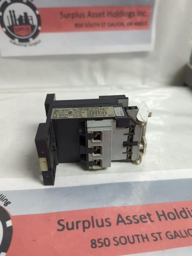 Used ALLEN BRADLEY,592-B1DT,SERIES A OVERLOAD RELAY WITH 193-BPM6 PRE-OWNED