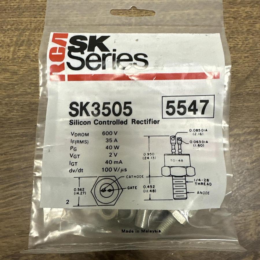 Used RCA,SK3505,Silicon Controlled Rectifier