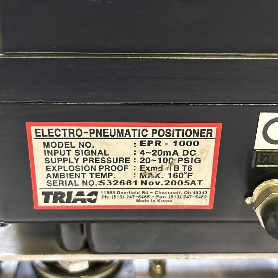 Used TRIAC,2R300DA,DOUBLE ACTING ACTUATOR