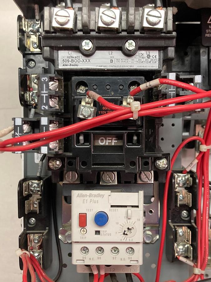 Used Allen-Bradley,2100 2112,Size 1 Fused MCC 12 Inch Starter Bucket