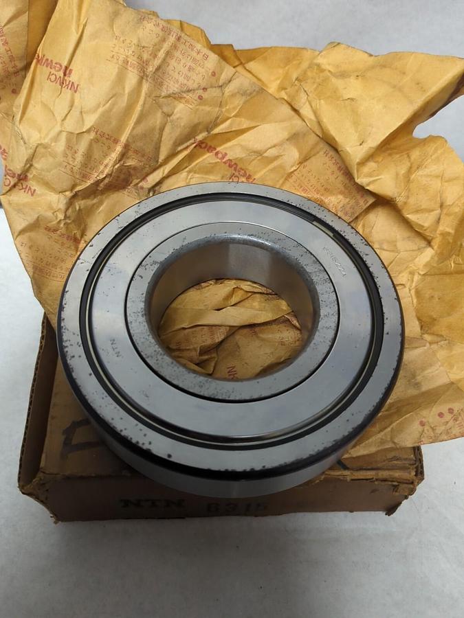 NTN,6315 ZZA,DOUBLE SHIELDED ROLLER BEARING NOS