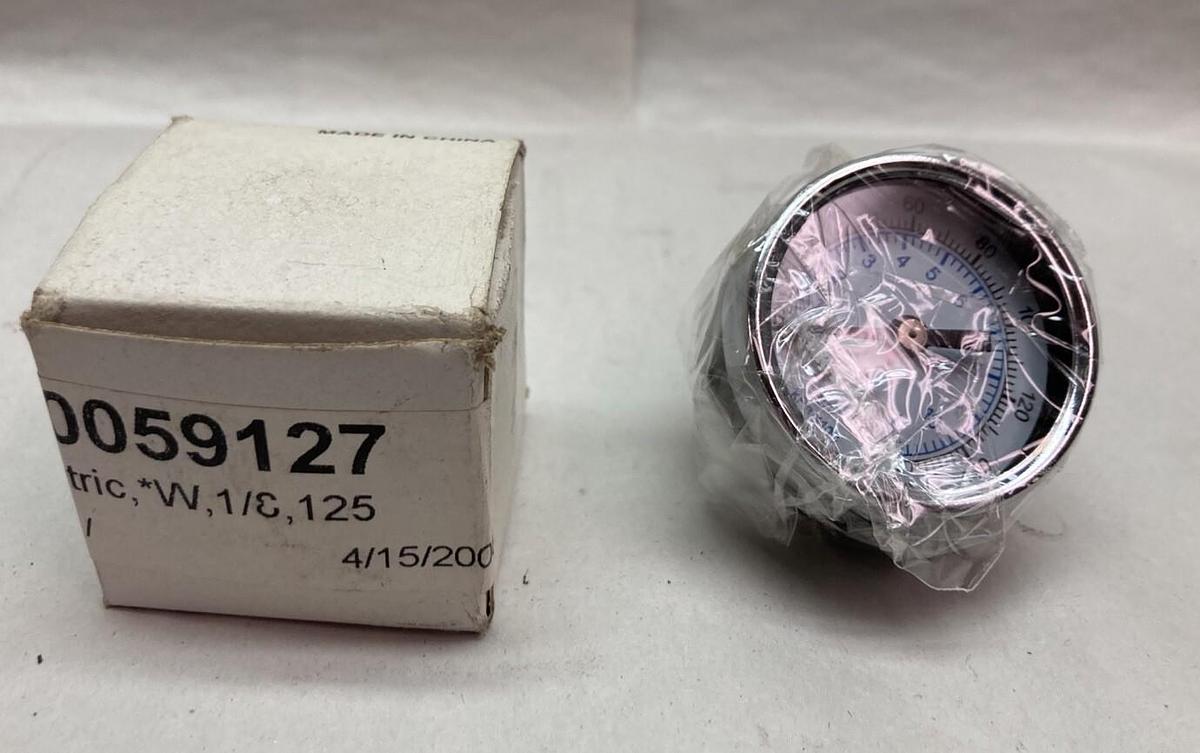 Sun Dragon,99301414,Pressure Gauge 1.5 Inch 160psi/bar 1/8NPT