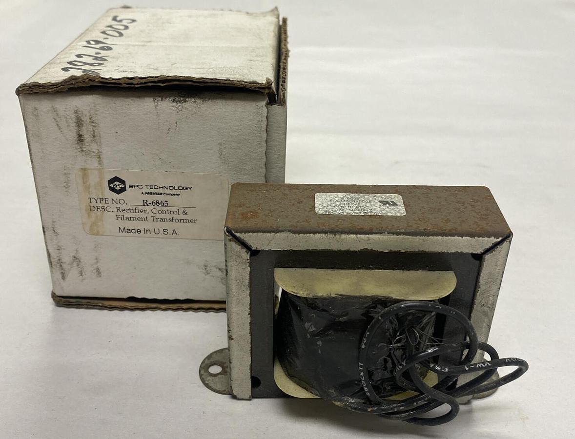 SPC Technology,R-6865,Rectifier Control and Transformer 117V 24VCT 2.0A