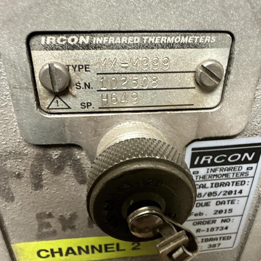 Used Ircon Maxline,MX-M999,Infared Thermometer