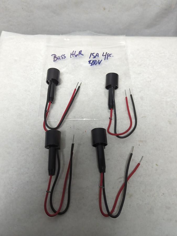 BUSS,HLR 15A 500V,FUSE HOLDERS LOT OF 4 NOS