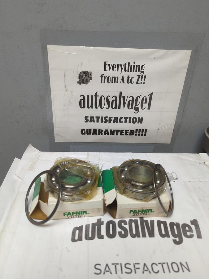 FAFNIR,207KG,BALL BEARING WITH SNAP RING LOT OF 2