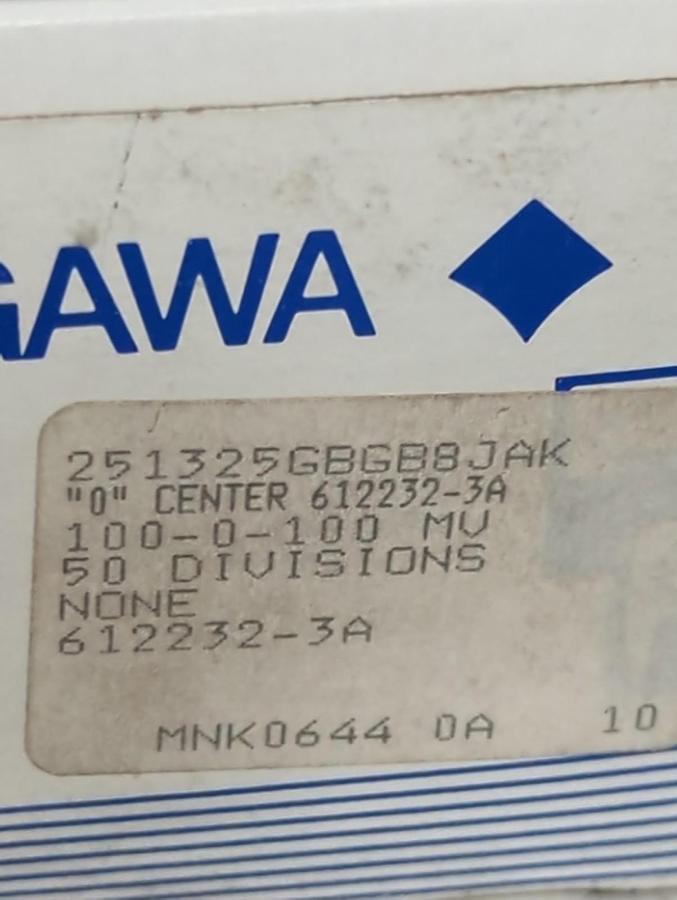 YOKOGAWA,612232-3A,PANEL METER 15-0-150 D-C AMPERES NOS