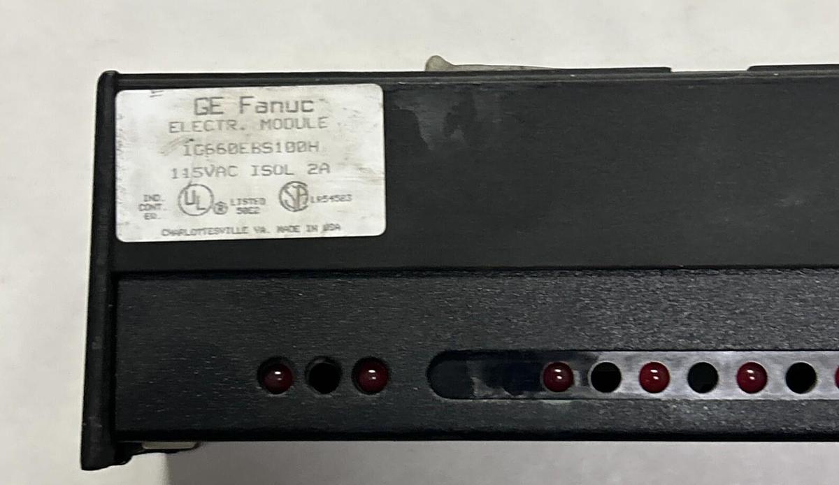 Used GE FANUC,IC660EBS100H,I/O MODULE