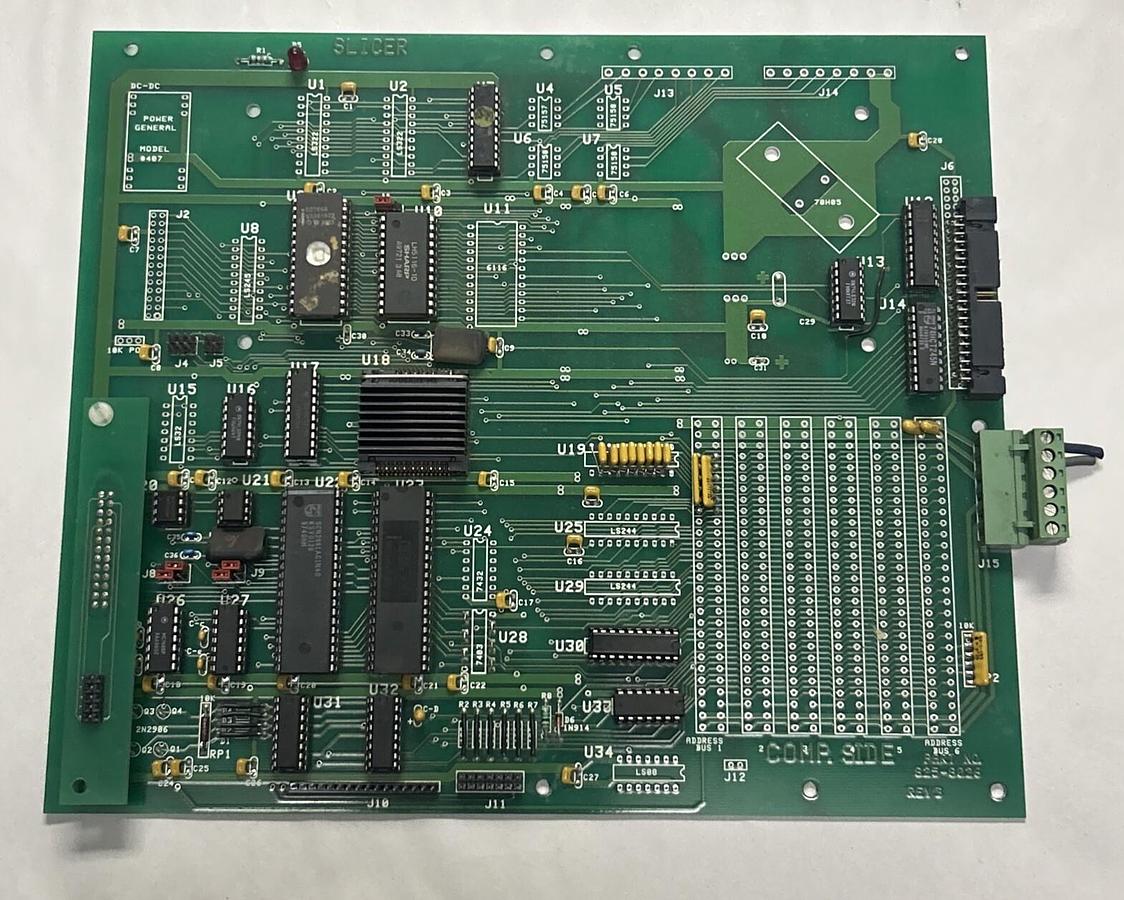 Used SLICER,825-8026,CONTROL INTERFACE BOARD