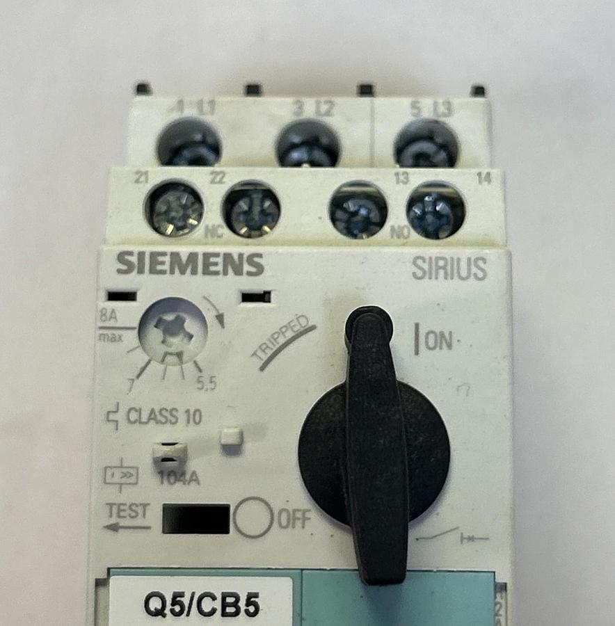 Used SIEMENS,3RV1021-1HA10,MOTOR STARTER