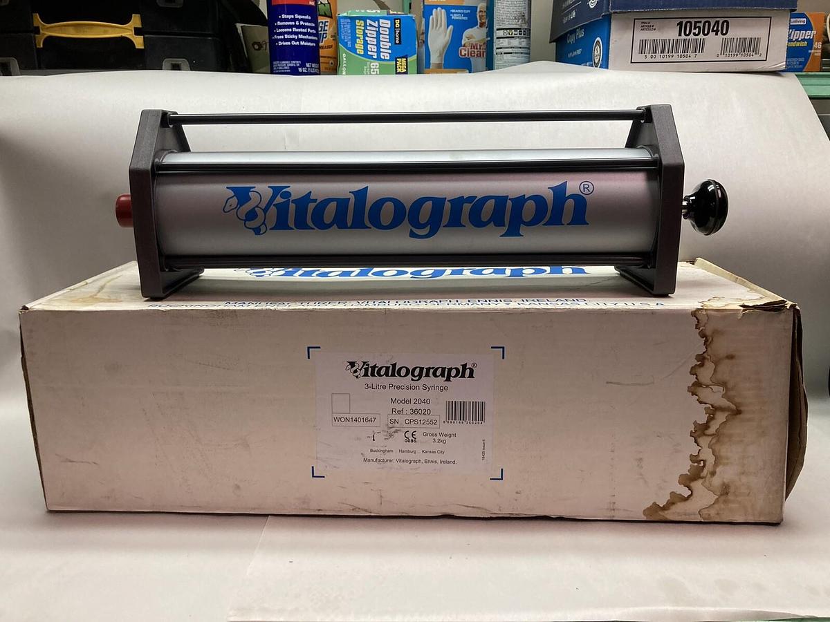 Vitalograph,Model 2040,3 Liter Precision Calibration Syringe