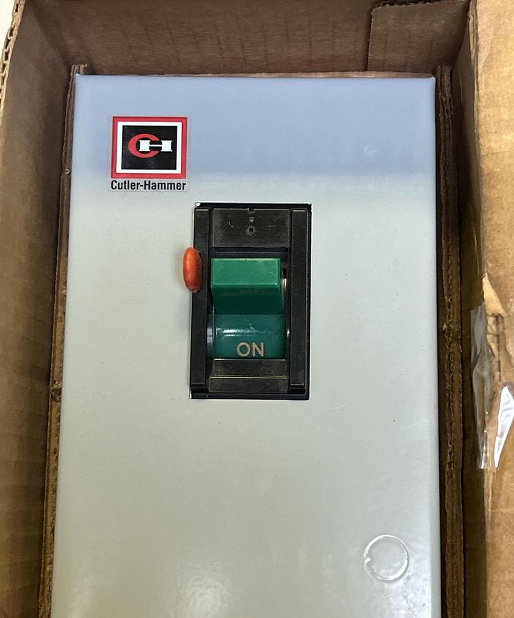 CUTLER-HAMMER,B100S0B,AC MANUAL STARTER SIZE 0 NOS