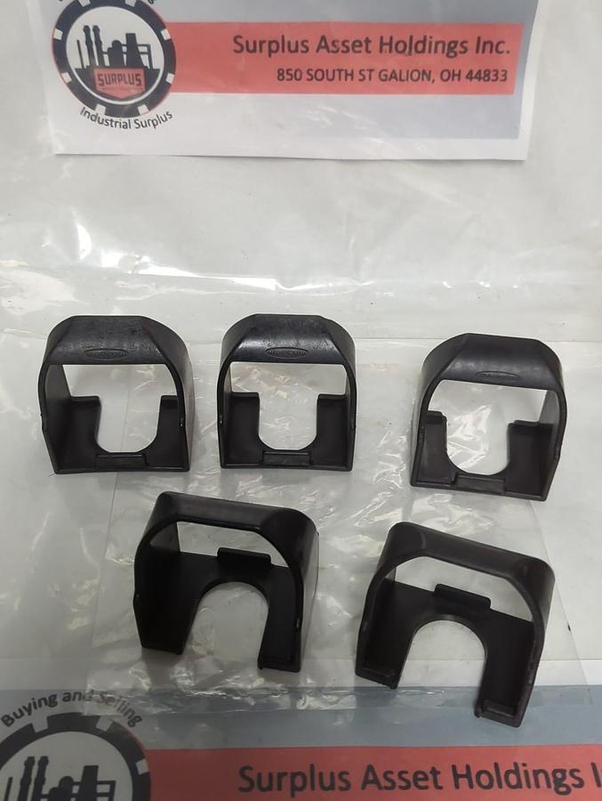 Used BANNER,OTC-1-BK,OPTICAL TOUCH BUTTON SENSOR PROTECTIVE COVER LOT OF 5