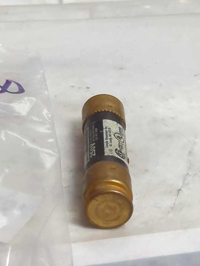 Used COOPER BUSSMANN,FRN-R-50,FUSETRON 50 AMP FUSE LOT OF 3 PRE-OWNED