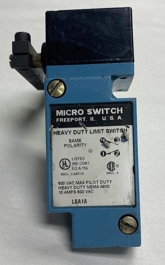 Used Honeywell Micro Switch,LSA1A,Limit Switch