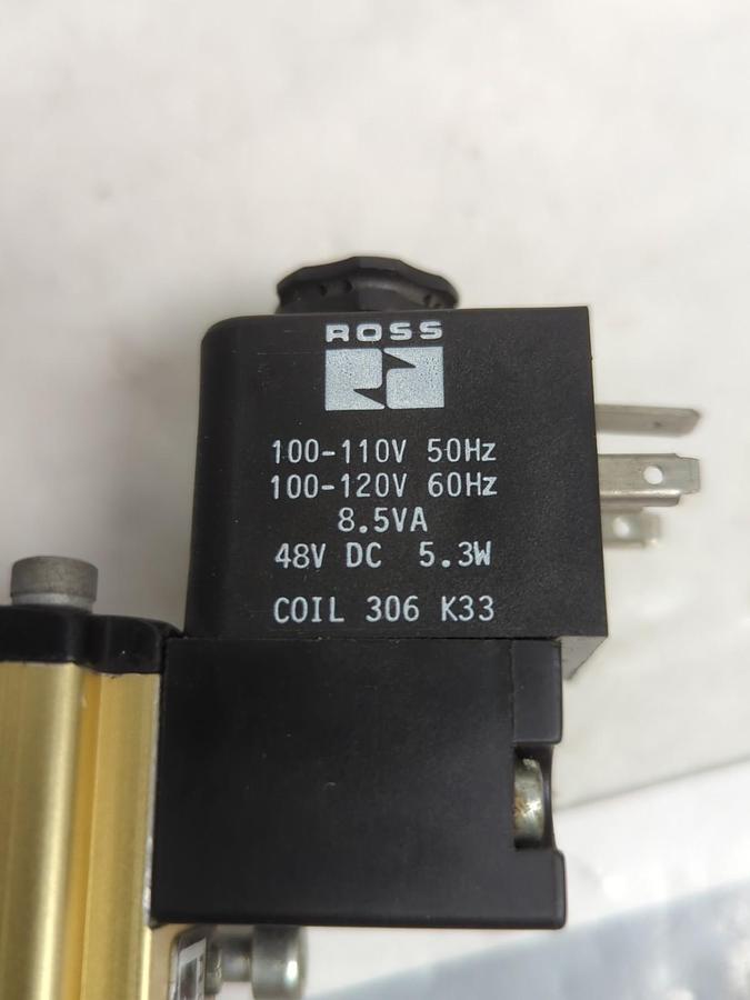 Used ROSS,W6076B2401,SOLENOID VALVE BAR 2-10 PRE-OWNED