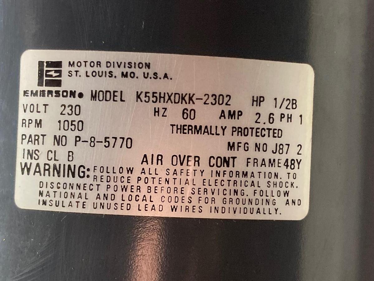 Lennox,K55HXDKK-2302,1-Phase Motor 1/2 HP 230V