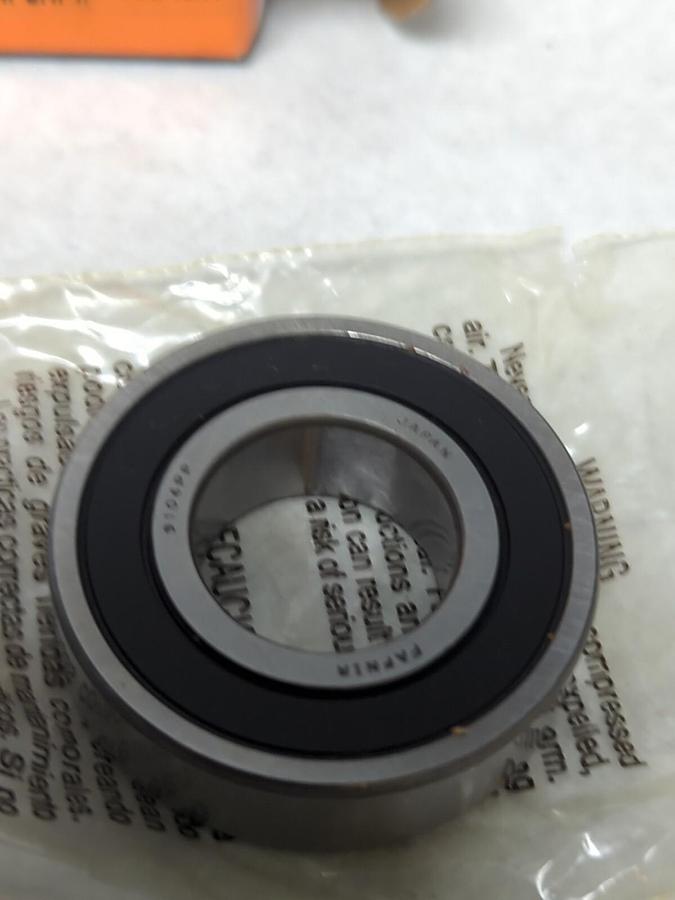 TIMKEN,9104PP,DEEP GROOVE BALL BEARING RUBBER SEALED NOS