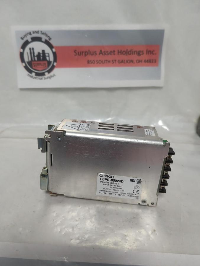 Used OMRON,S8PS-05024D,POWER SUPPLY PRE-OWNED