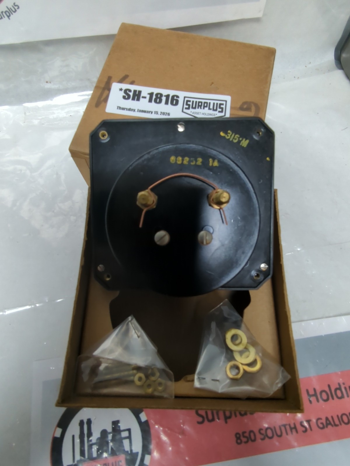TRIPLETT,65201-5WD,PANEL METER 600-0-600 Y.P.M NOS