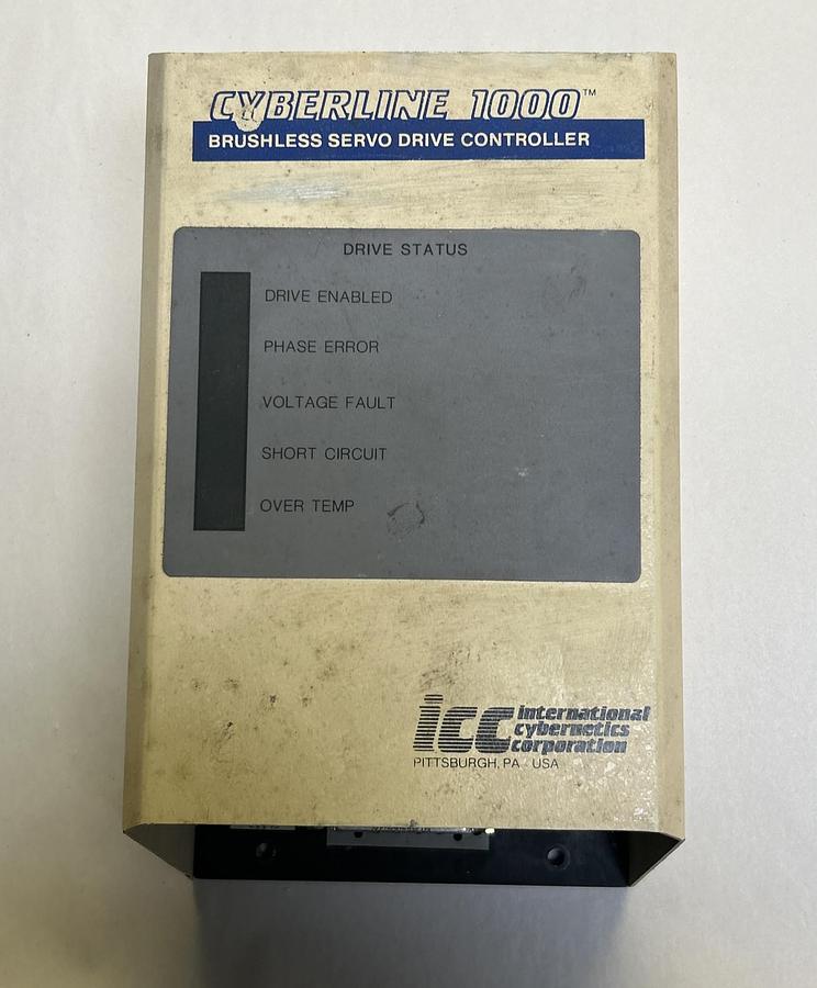 Used ICC,110-0093-1,BRUSHLESS SERVO DRIVE CONTROLLER