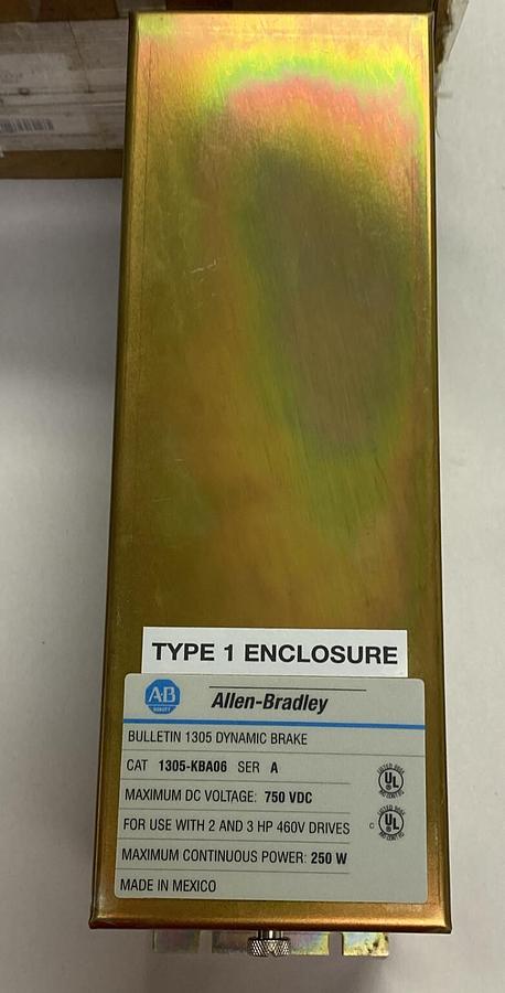 ALLEN BRADLEY,1305-KBA06,SER A DYNAMIC BRAKE 2-3 HP DRIVE 750VDC MAX 250WATTS MA