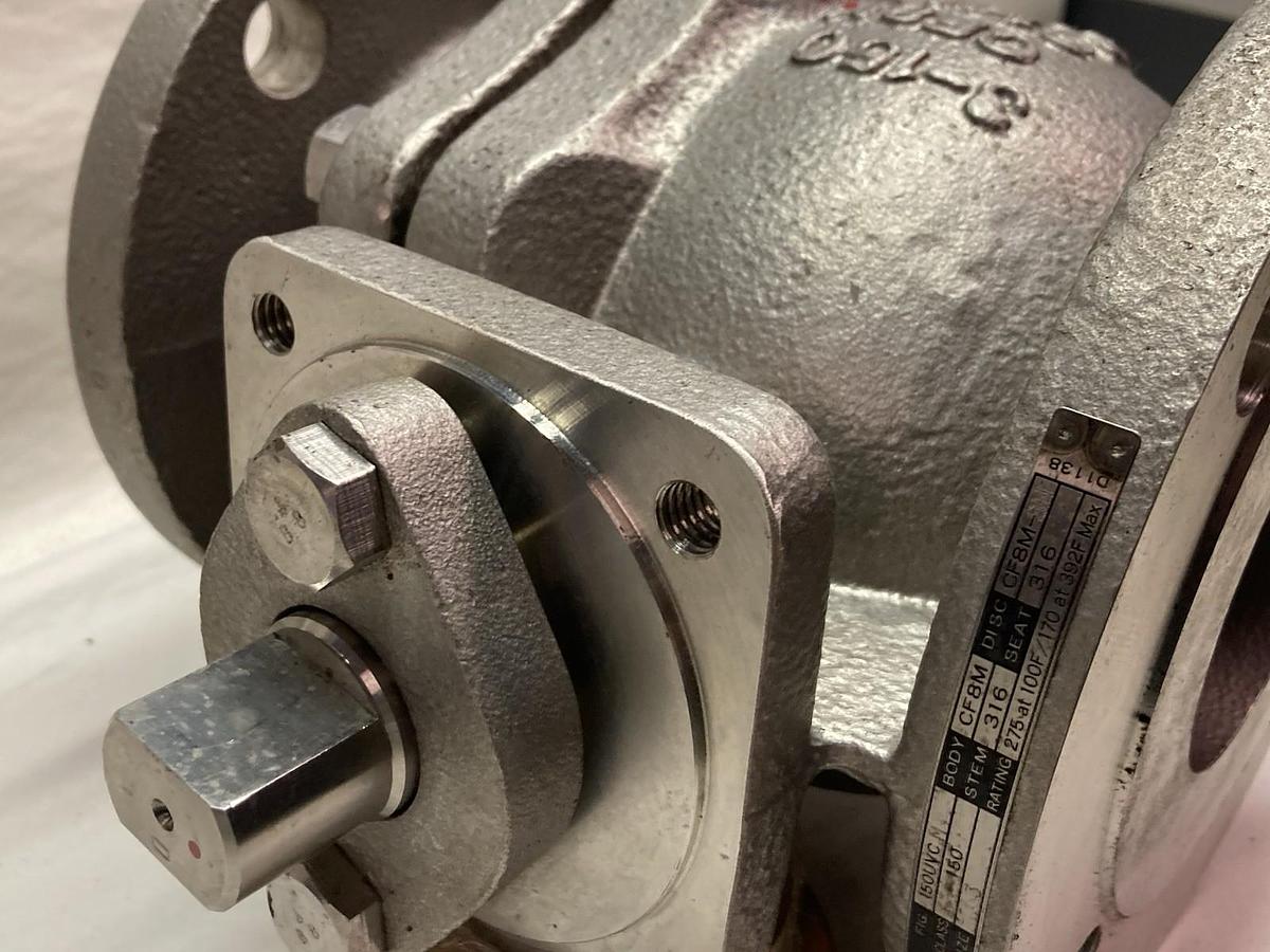 Used Kitz,150UVCM,Stainless Steel Ball Valve Class 150 Body CF8M 316 Stem