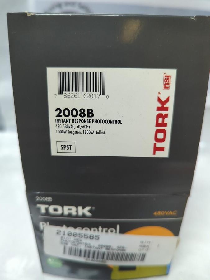 TORK,2008B,INSTANT RESPONSE PHOTOCONTROL 420-530VAC 50/60HZ NOS