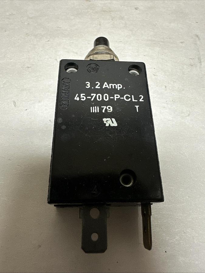 Used ETA,45-700-P-CL2,3.2Amp Circuit Breaker LOT of 7