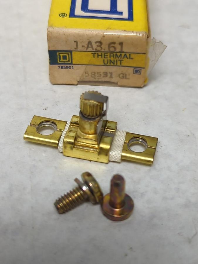 SQUARE D,A3.61,THERMAL OVERLOAD HEATER ELEMENT LOT OF 7 NOS