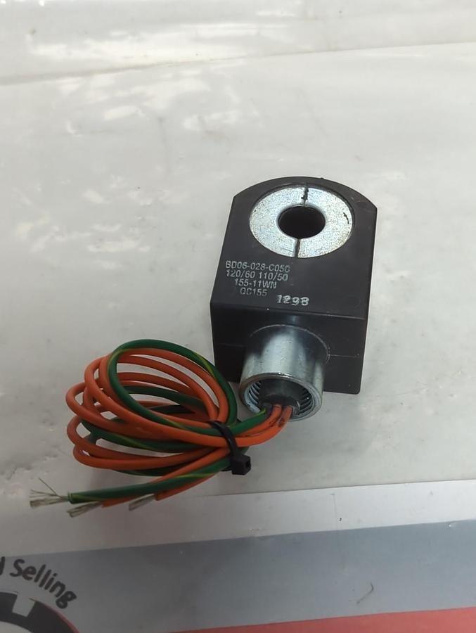 PARKER,12F23O2248ACF4C05J,SOLENOID VALVE COIL 125PSI 11 WATT PRE-OWNED