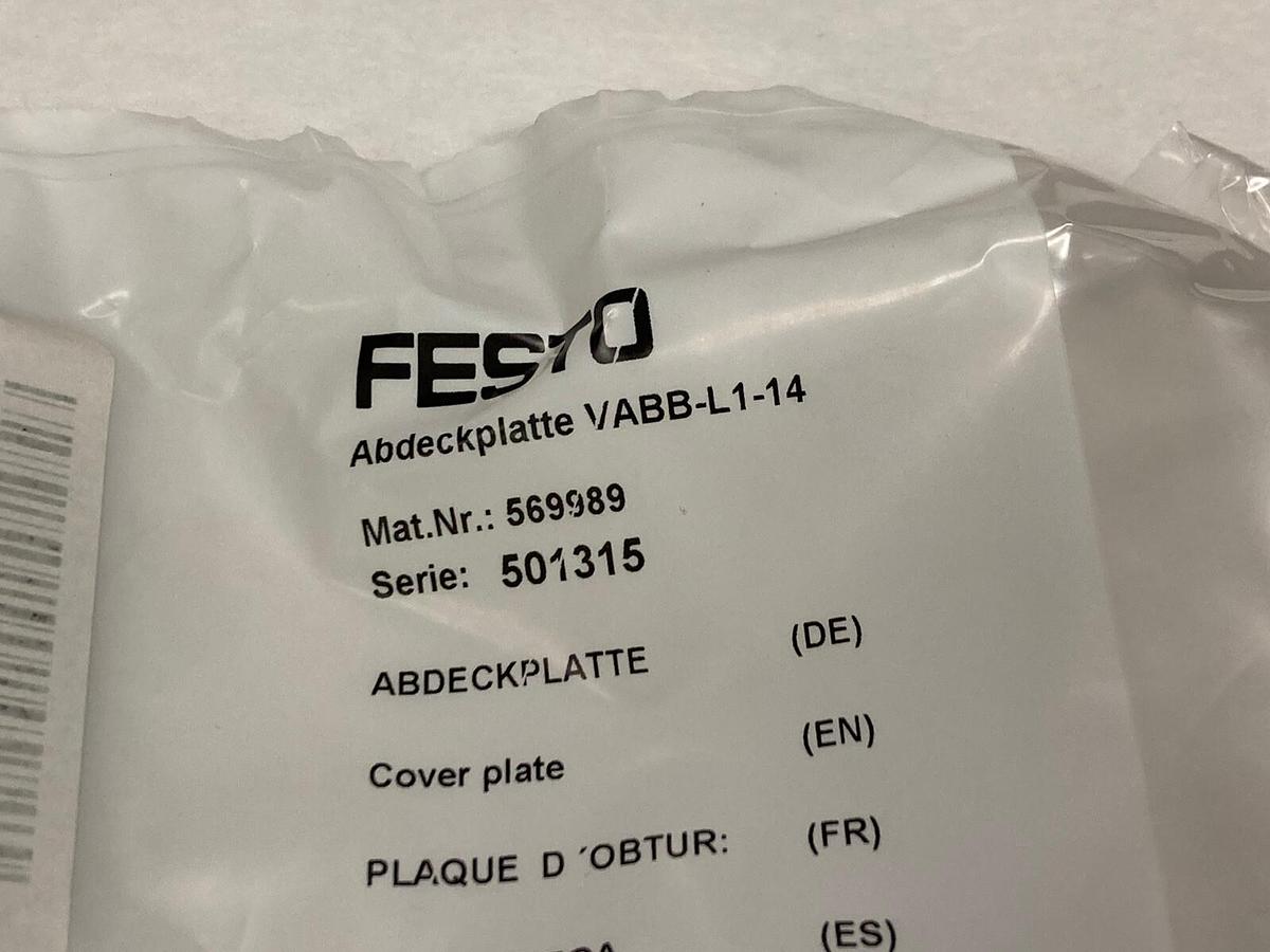 Used Festo,VABB-L1-14,Cover Plate