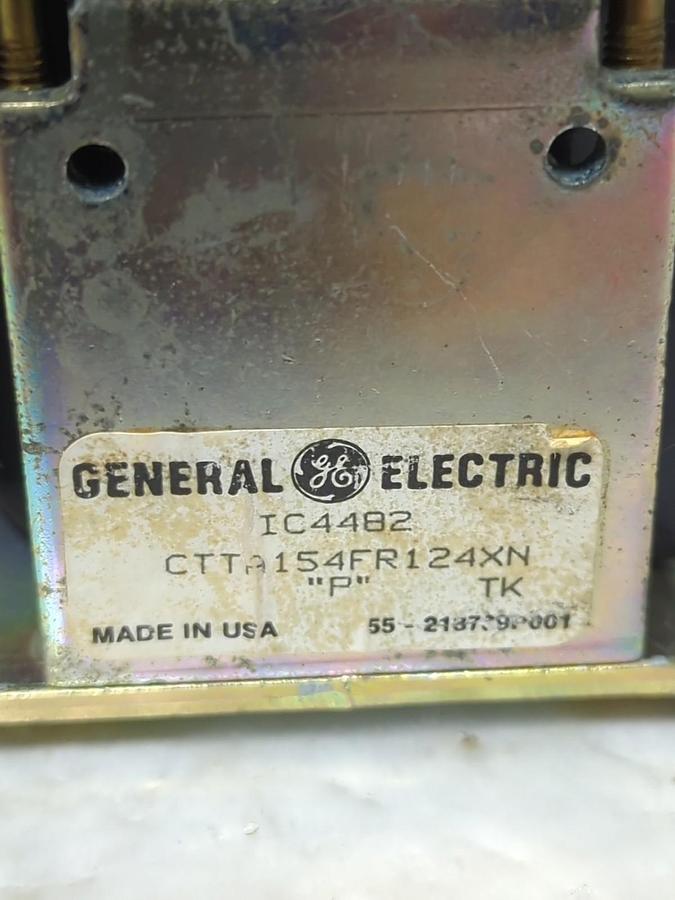 Used GE,CTTA154FR124XN,TYPE C REVERSING CONTACTOR 2-POLE 24V 100A PRE-OWNED
