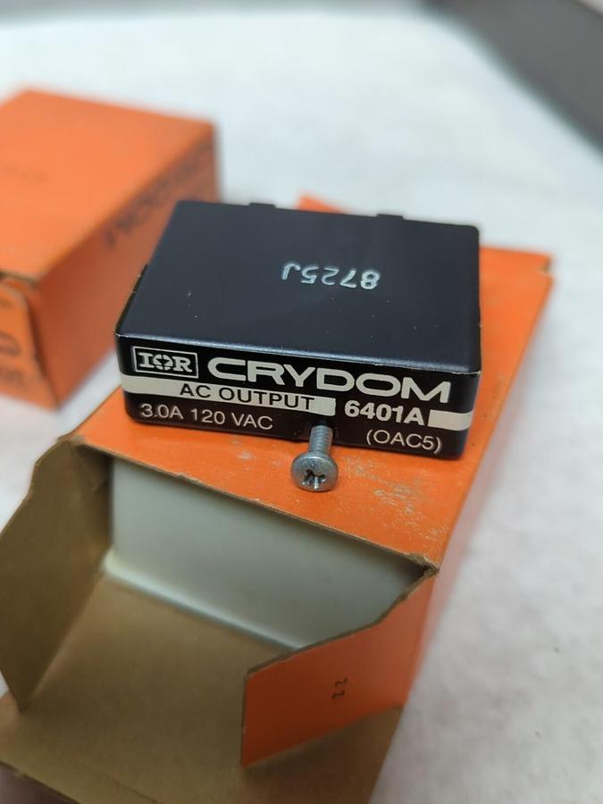 CRYDON,6401A,MODULE 3 AMP 120V LOT OF 4 NOS