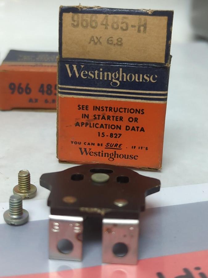 WESTINGHOUSE,966 485-H,OVERLOAD THERMAL HEATER RELAY LOT OF 4 NOS