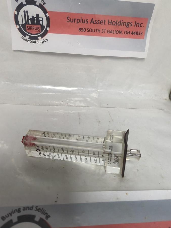 Used CALQFLO,GPM-LPM,FLOWMETER 1-1/4 IPS PRE-OWNED