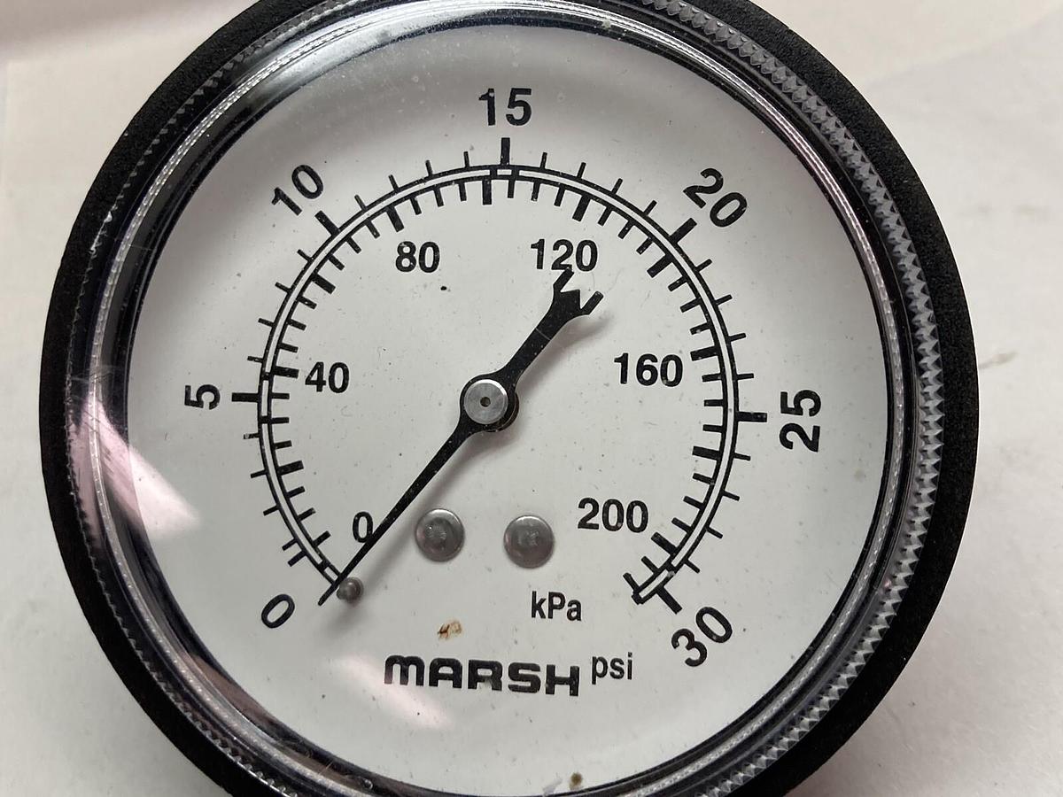 Marsh,0-30PSI 0-200kPa,Gauge