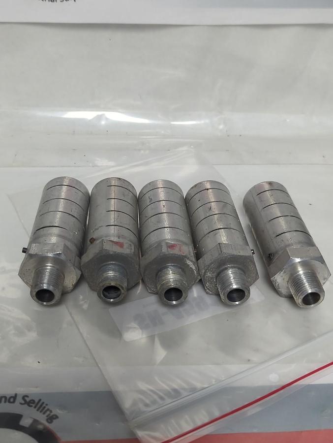 Used JAYCO,AS5311-3M,PNEUMATIC MUFFLER 3/8 INCH NPT LOT OF 5 PRE-OWNED