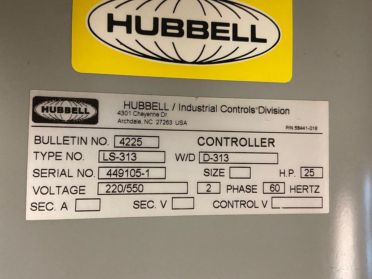 Hubbell,LS-313,Crane Limit Switch 4225 220/550VAC 2PH 60Hertz 25HP