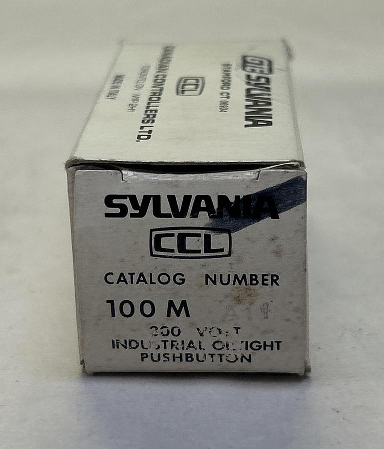 SYLVANIA,100M,BLACK PUSH BUTTON NOS