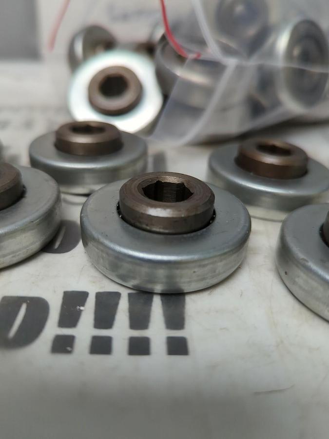 LITTON,190-PL,HEX BALL BEARING 1/2 INCH BORE LOT OF 37 NOS