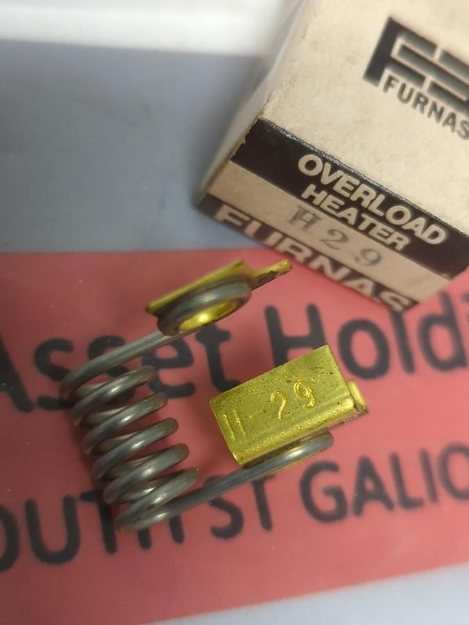 FURNAS,H29,OVERLOAD HEATER ELEMENT LOT OF 6 NOS