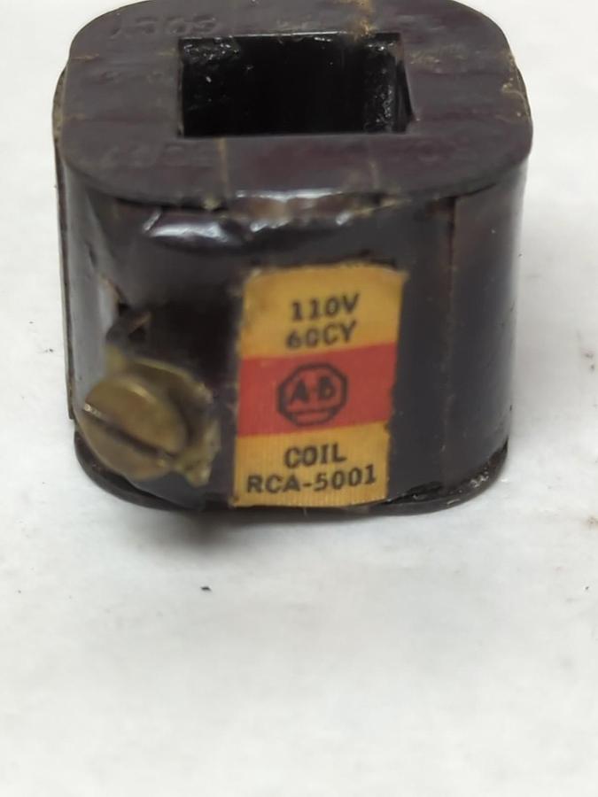 Used ALLEN-BRADLEY,RCA-5001,COIL 110V 60HZ/CY PRE-OWNED