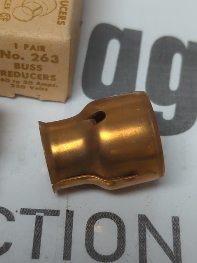 COOPER BUSSMANN,263,FUSE REDUCERS SET 60 TO 30 AMP 250V 2-PC. SET