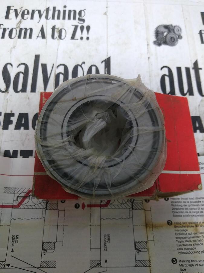 MRC,5207MFF-H501,DOUBLE ROW DOUBLE SHIELDED BALL BEARING NOS