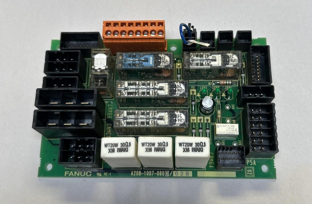 Used FANUC,A20B-1007-0800/02B,EMERGENCY STOP CIRCUIT BOARD